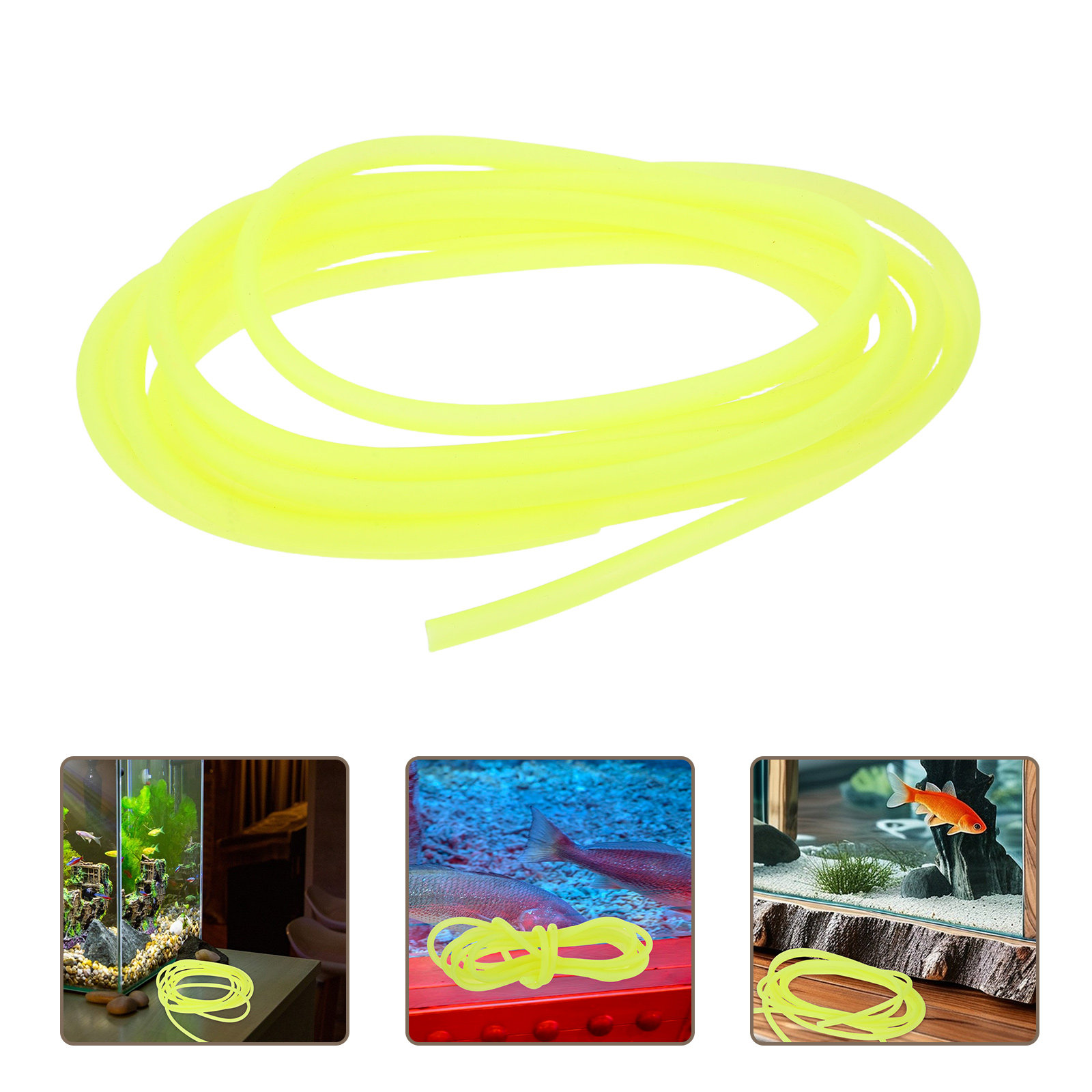 Aquarium Fish Tank - Durable Flexible PVC Aquarium Oxygenation Hose