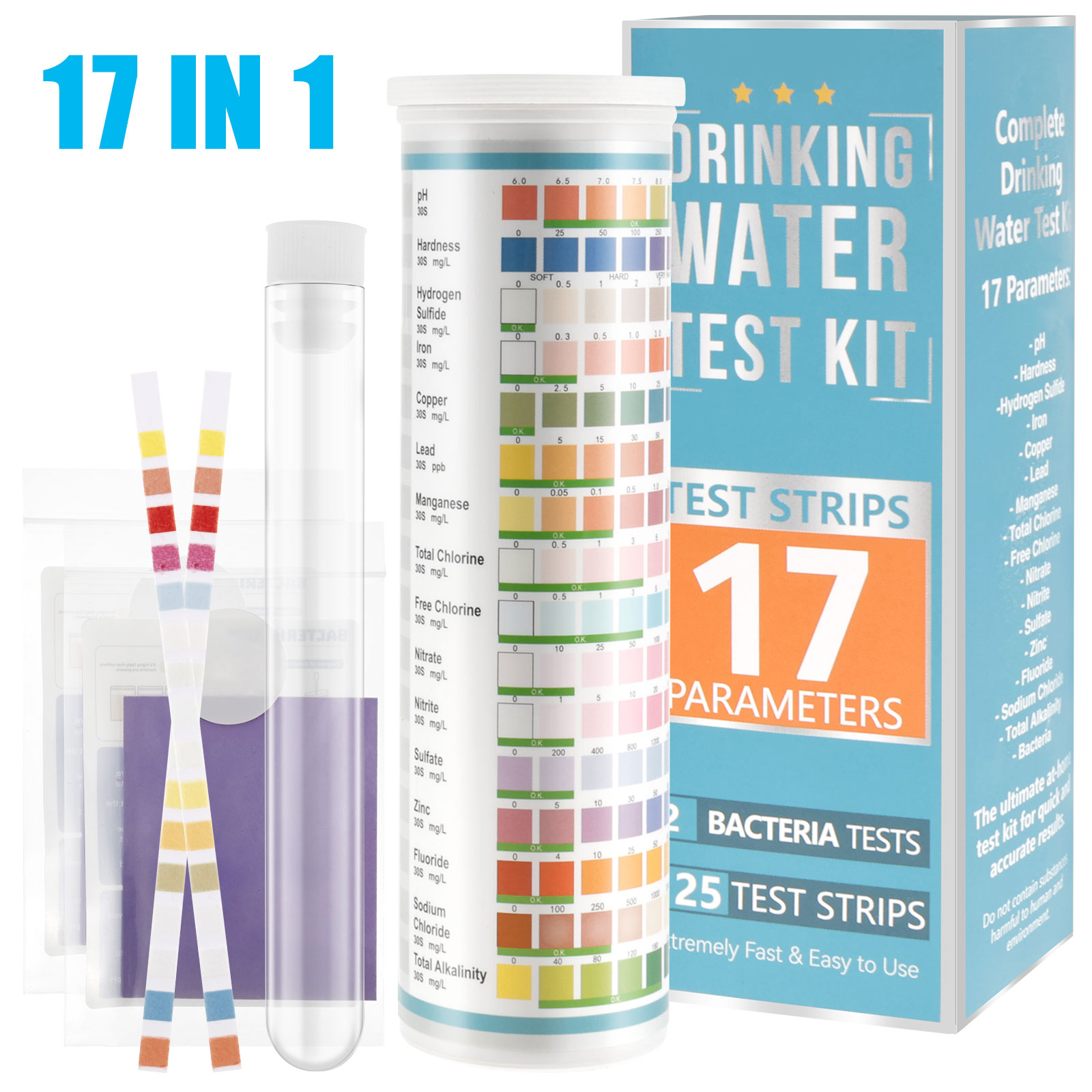 Aquarium Fish Quality - 5-17 in 1 Aquarium Test Strips