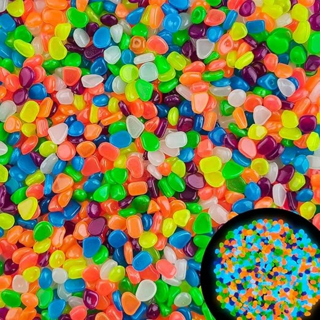 Aquarium Fish Land - 500Pcs Glow in The Dark Garden