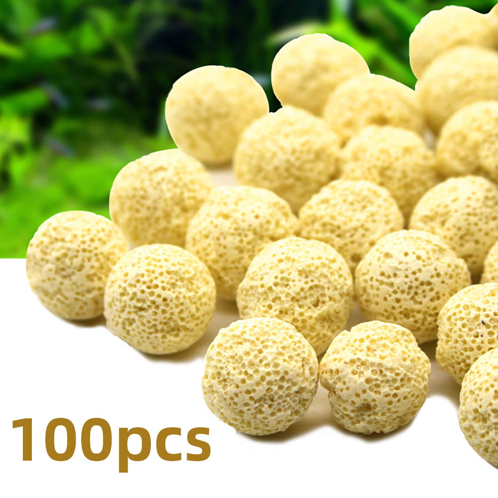 20/50/100 PCS Aquarium Filter  - Aquarium Fish Ball ulasan dan harga