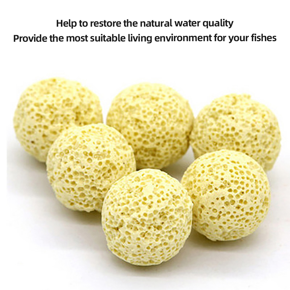 20/50/100 PCS Aquarium Filter  - Aquarium Fish Ball ulasan dan harga