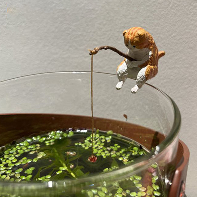1Pc Creative Fishing Cat Fish  - Aquarium Mini Fish ulasan dan harga