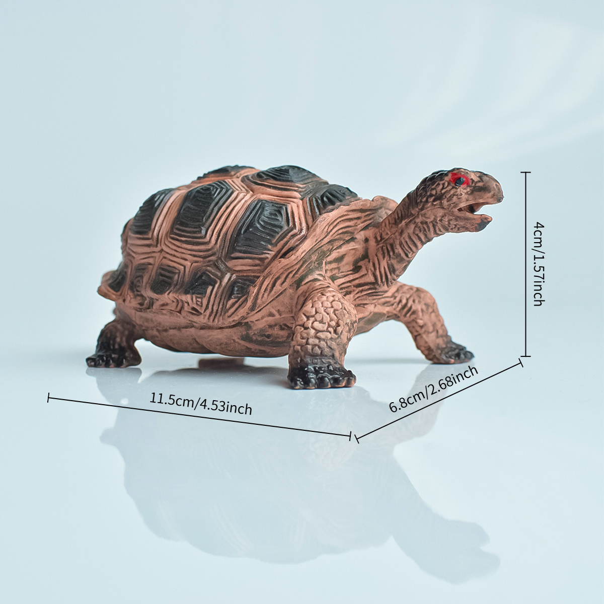 Painted Realistic Animal Turtl - Fish Aquarium Home ulasan dan harga