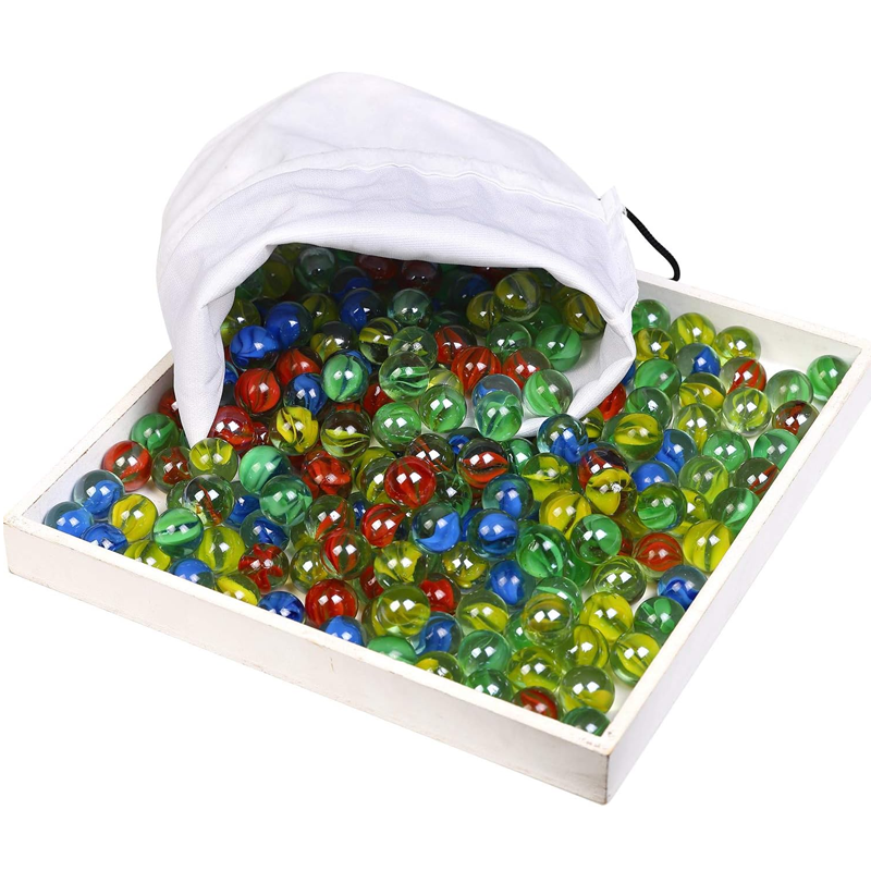 50Pcs 14mm Colorful Glass Marb - Fish Aquarium Home ulasan dan harga