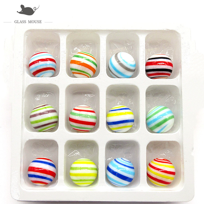 18mm New Handmade Glass Marble - Aquarium Fish Ball ulasan dan harga