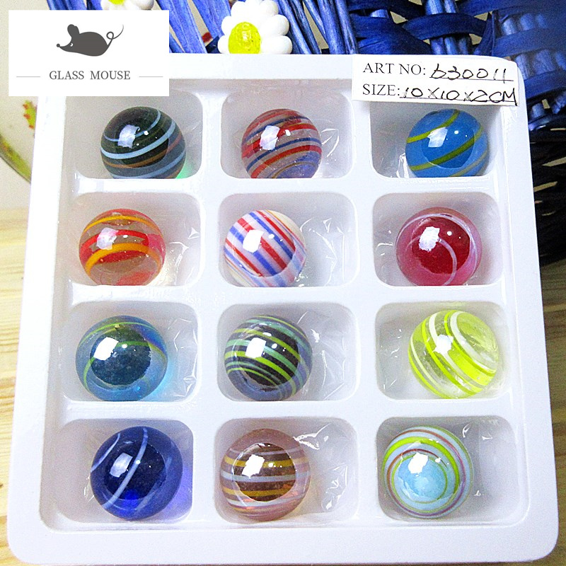 18mm New Handmade Glass Marble - Aquarium Fish Ball ulasan dan harga