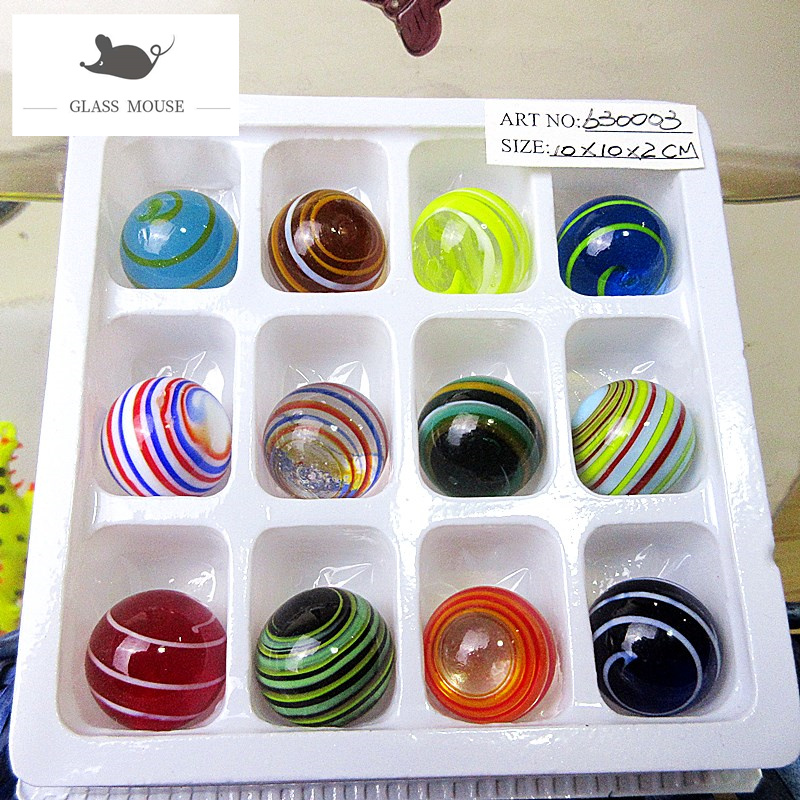 18mm New Handmade Glass Marble - Aquarium Fish Ball ulasan dan harga