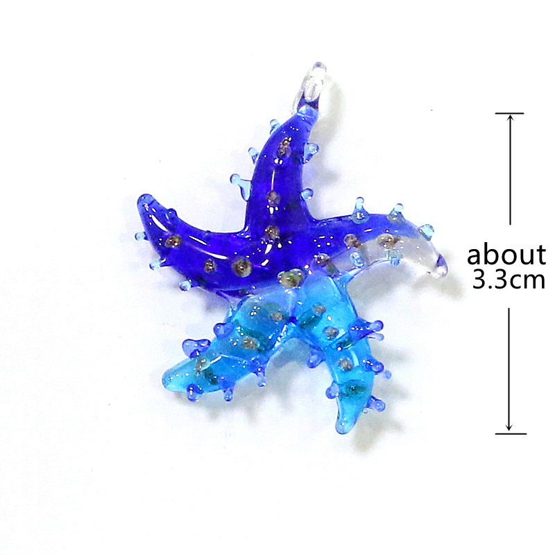 Mini Glass Starfish Pendant Co - Aquarium Mini Fish ulasan dan harga