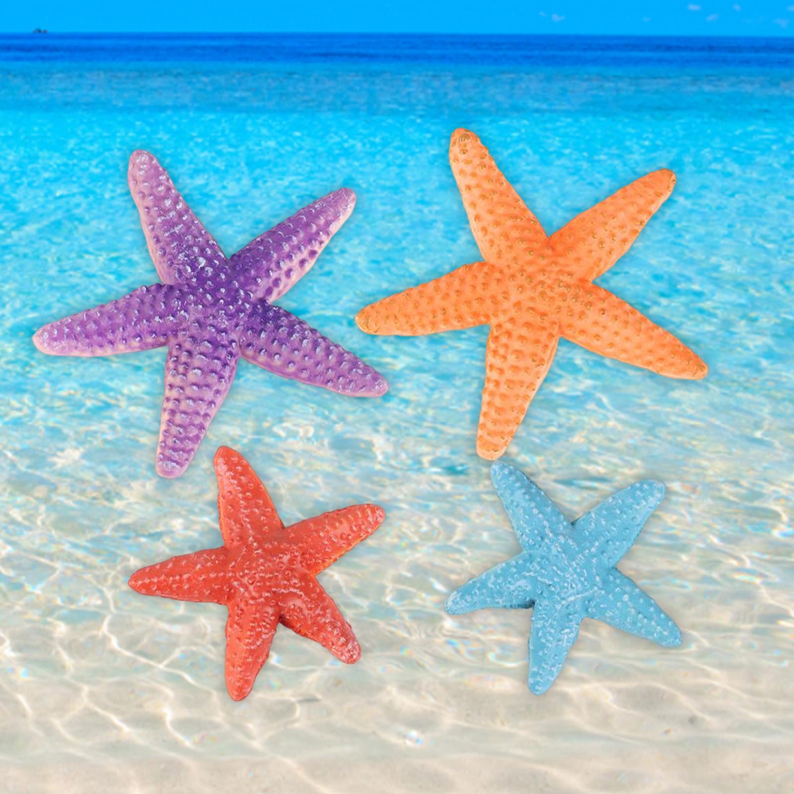 4Pcs Simulation Star Fish Mode - Fish Aquarium Home ulasan dan harga