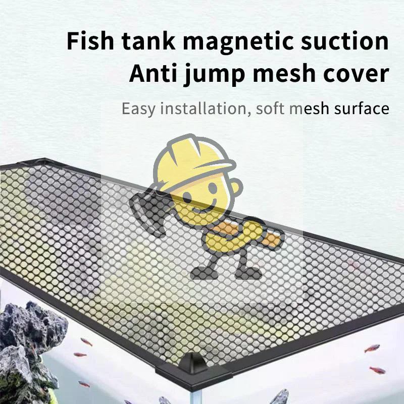 Durable Magnetic Fish Tank Lid - Aquarium Fish Jumping ulasan dan harga