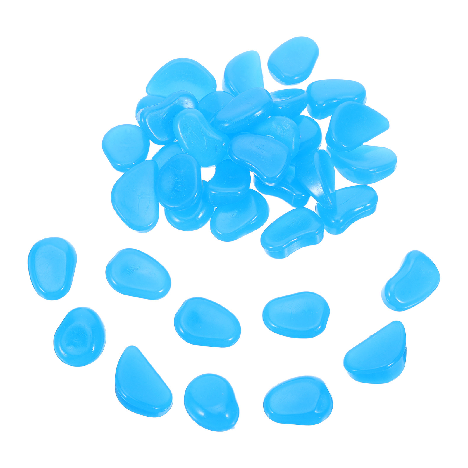 50Pcs Blue Glow-in-The-Dark Aq - Aquarium Fish That Glow In The Dark ulasan dan harga