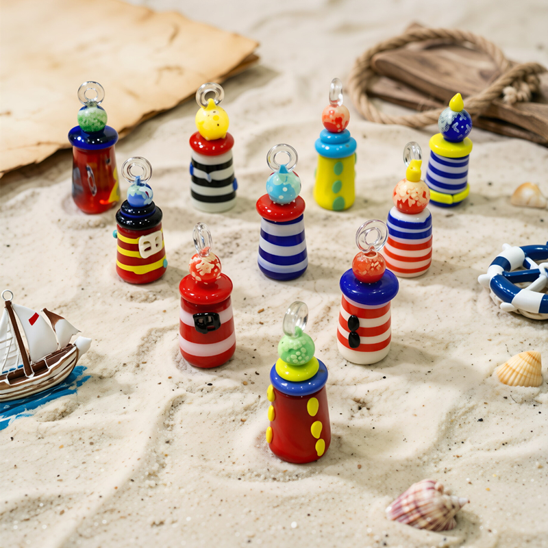 Mini Cute Lighthouse Charm Nau - Aquarium Mini Fish ulasan dan harga