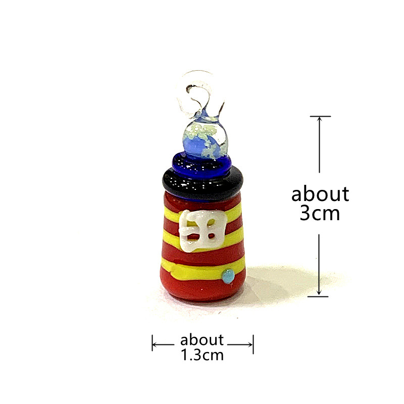 Mini Cute Lighthouse Charm Nau - Aquarium Mini Fish ulasan dan harga