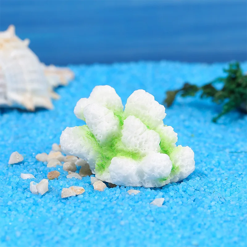 Colorful Resin Aquarium Mini A - Aquarium Mini Fish ulasan dan harga