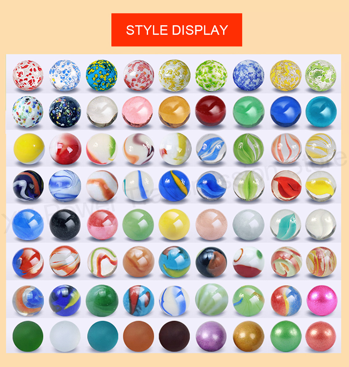5-90PCS 16mm Colorful Glass Ma - Aquarium Fish Ball ulasan dan harga