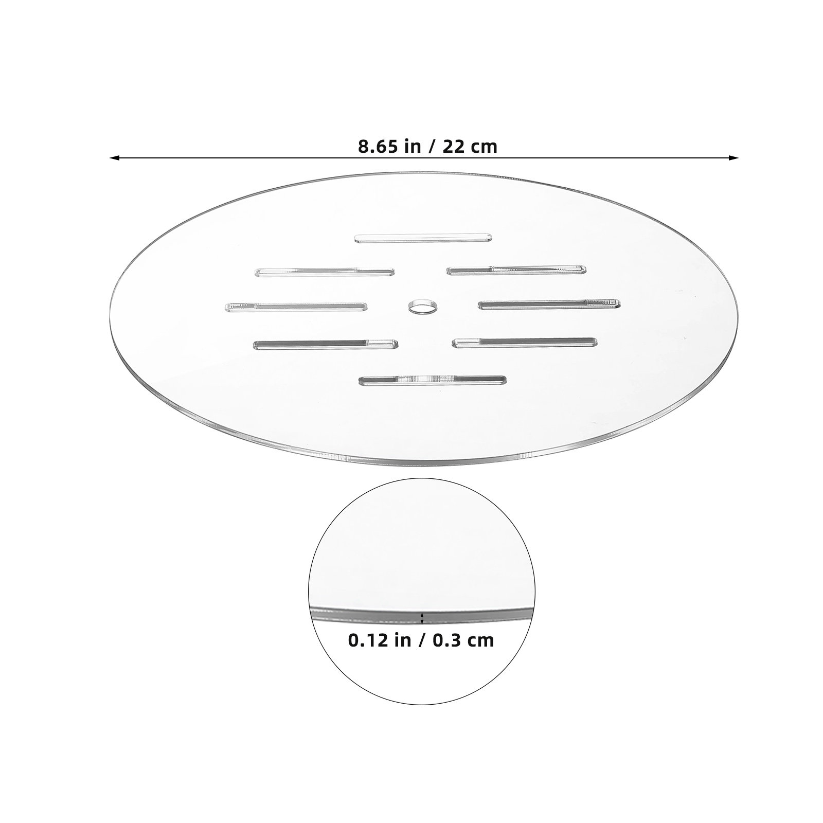 Round Acrylic Aquarium Cover 2 - Aquarium Fish Jumping ulasan dan harga