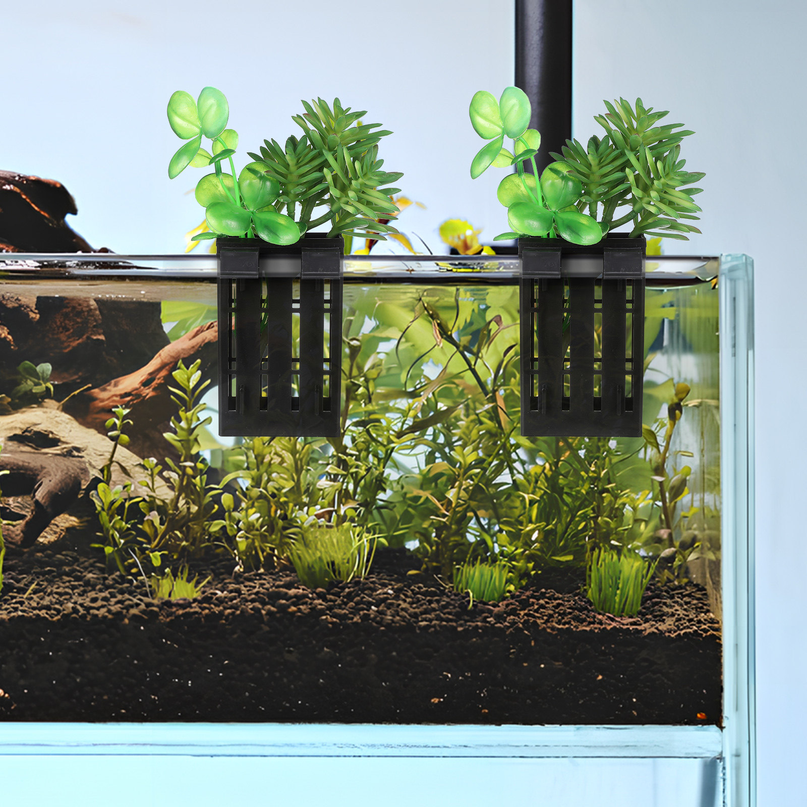 10Pcs Aquarium Plant Holder Ha - Aquarium Fish Tank ulasan dan harga