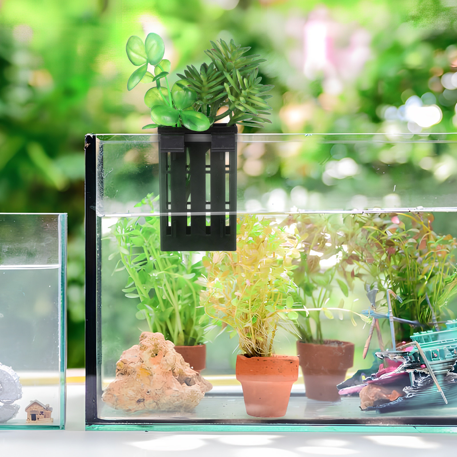 10Pcs Aquarium Plant Holder Ha - Aquarium Fish Tank ulasan dan harga
