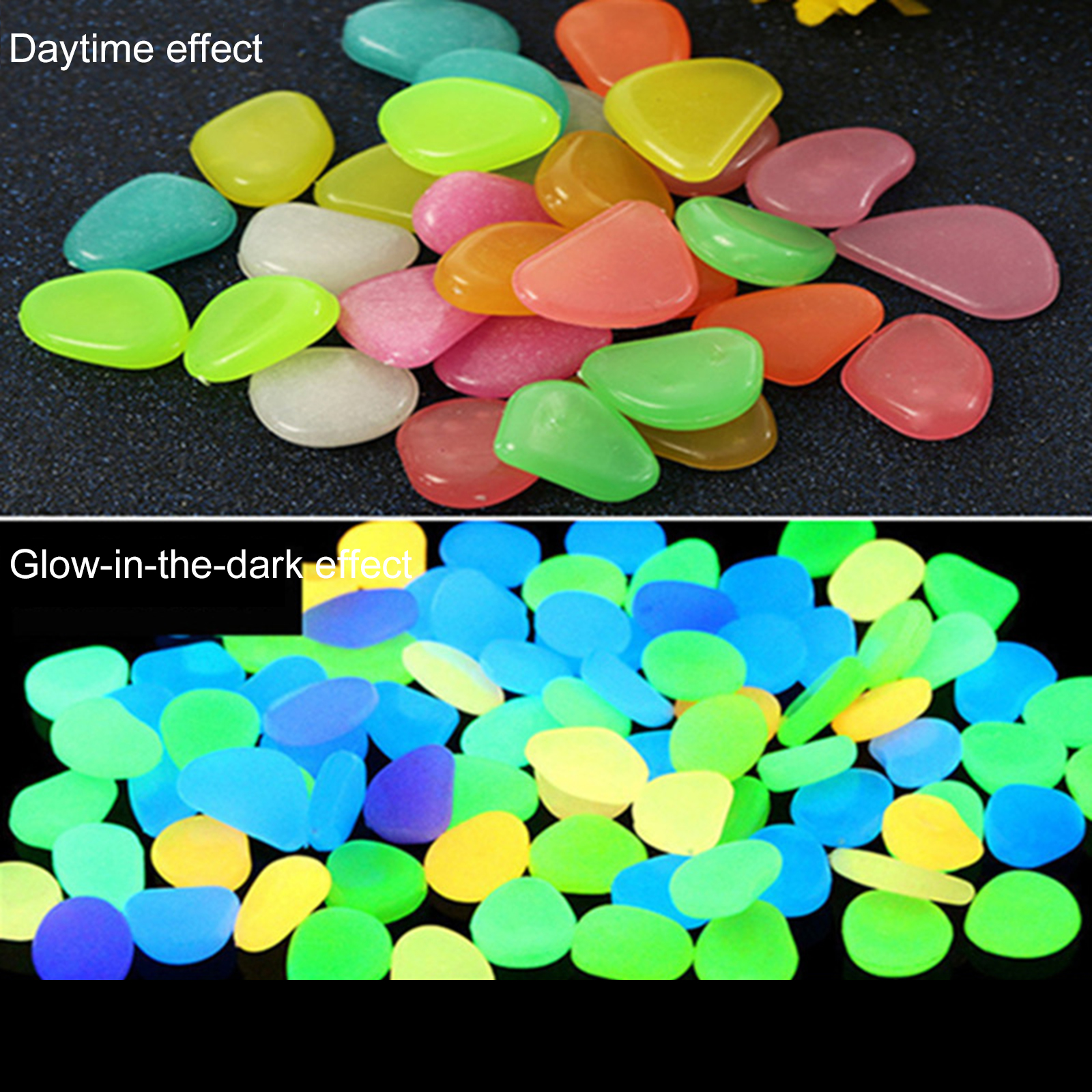 200-1000Pcs Luminous Sand Glow - Aquarium Fish That Glow In The Dark ulasan dan harga