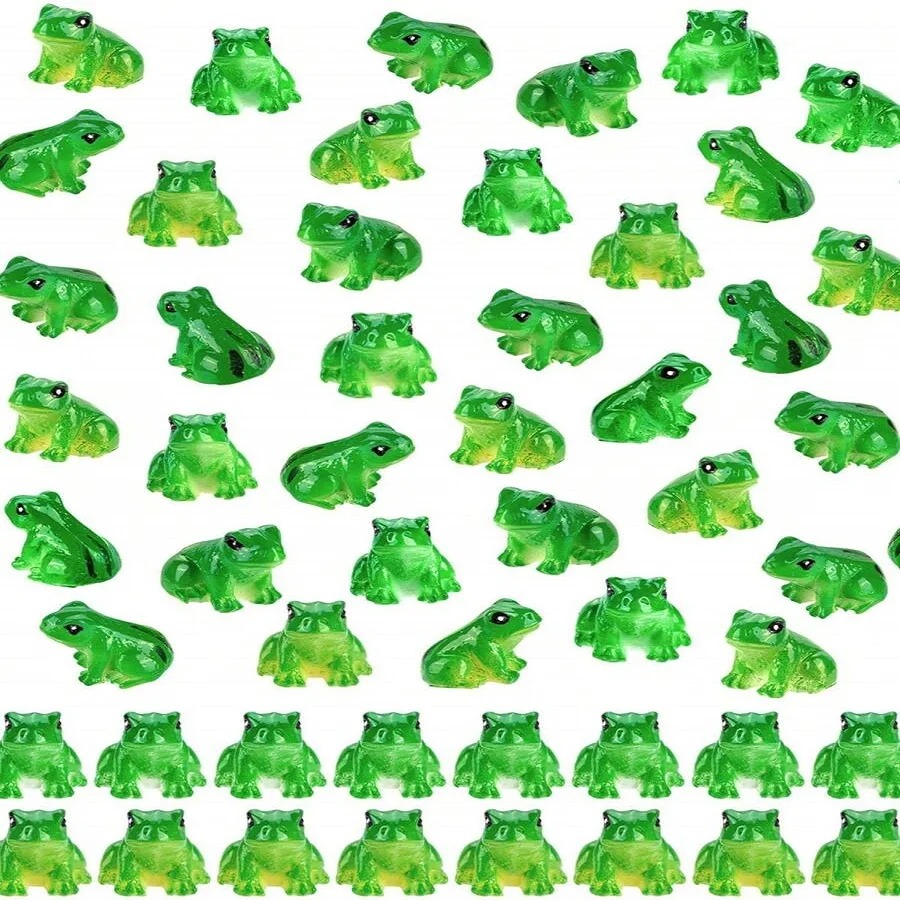 10PCS Mini Resin Frog Figurine - Aquarium Mini Fish ulasan dan harga