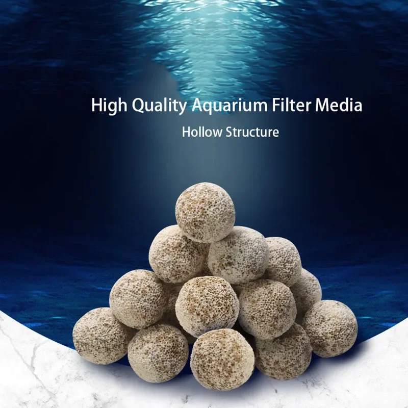 10pcs 20pcs High Quality  Aqua - Aquarium Fish Ball ulasan dan harga
