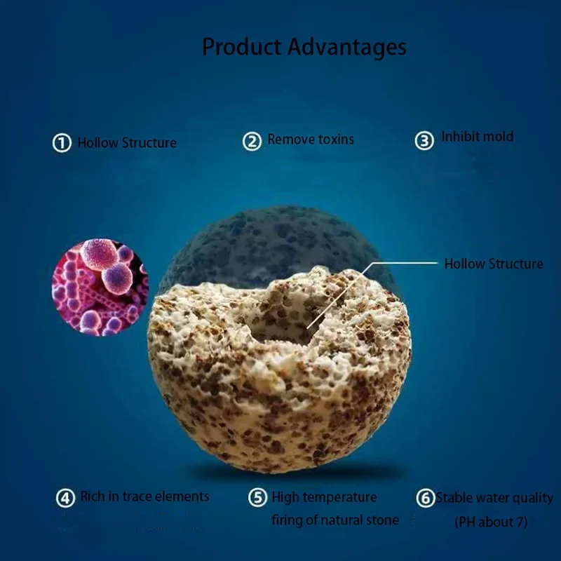 10pcs 20pcs High Quality  Aqua - Aquarium Fish Ball ulasan dan harga