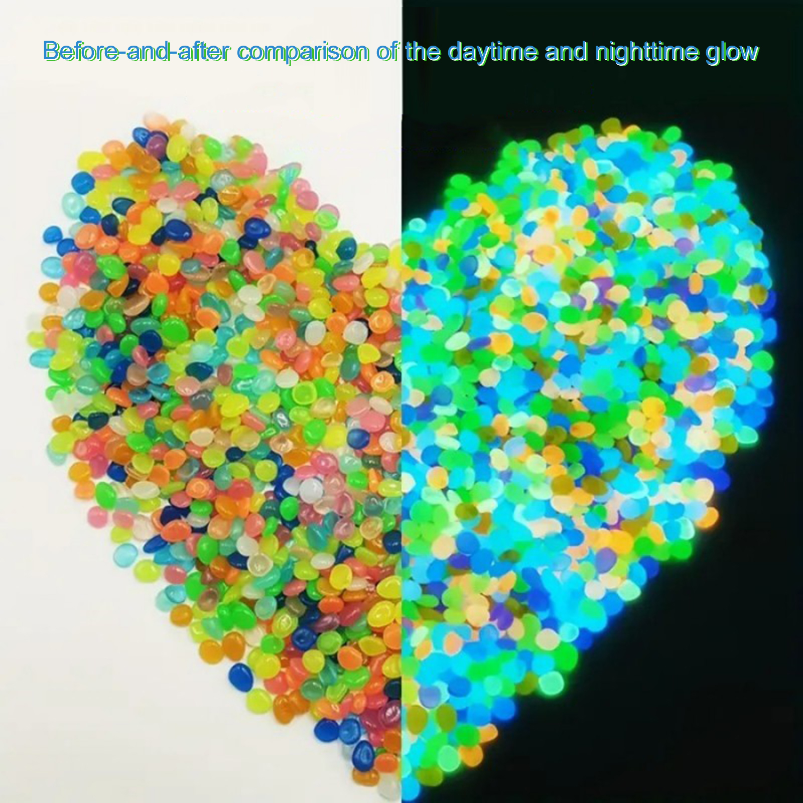 200-1000Pcs Stone Glow In Dark - Aquarium Fish That Glow In The Dark ulasan dan harga