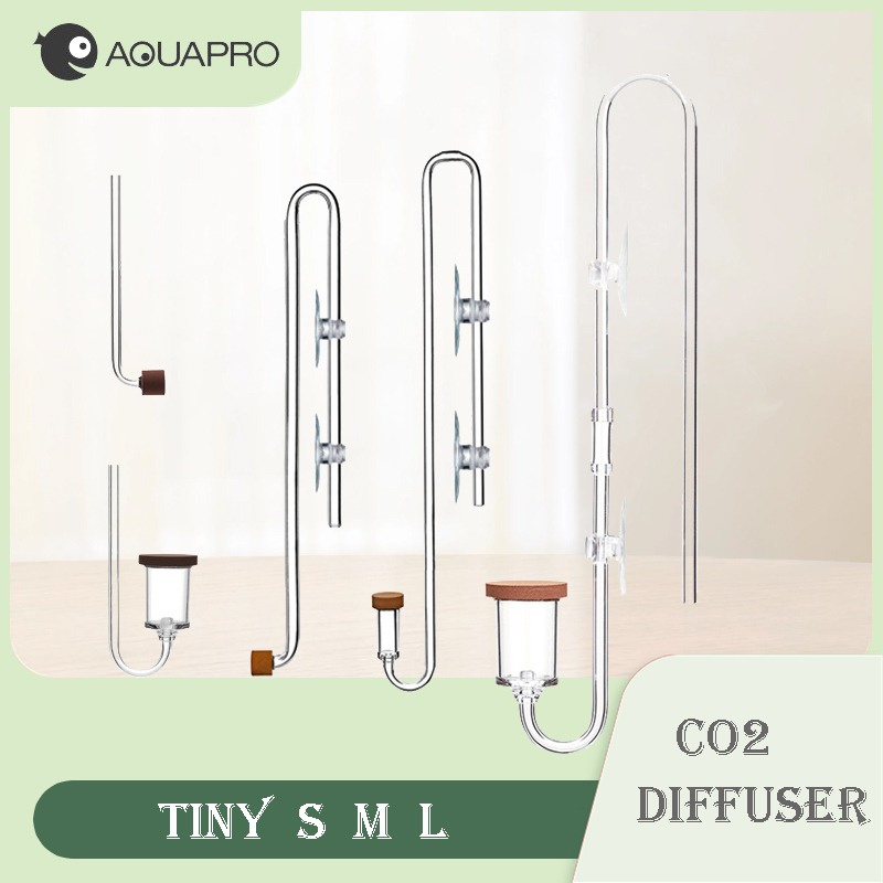 Aquarium CO2 Diffuser Fish Tan - Aquarium Mini Fish ulasan dan harga