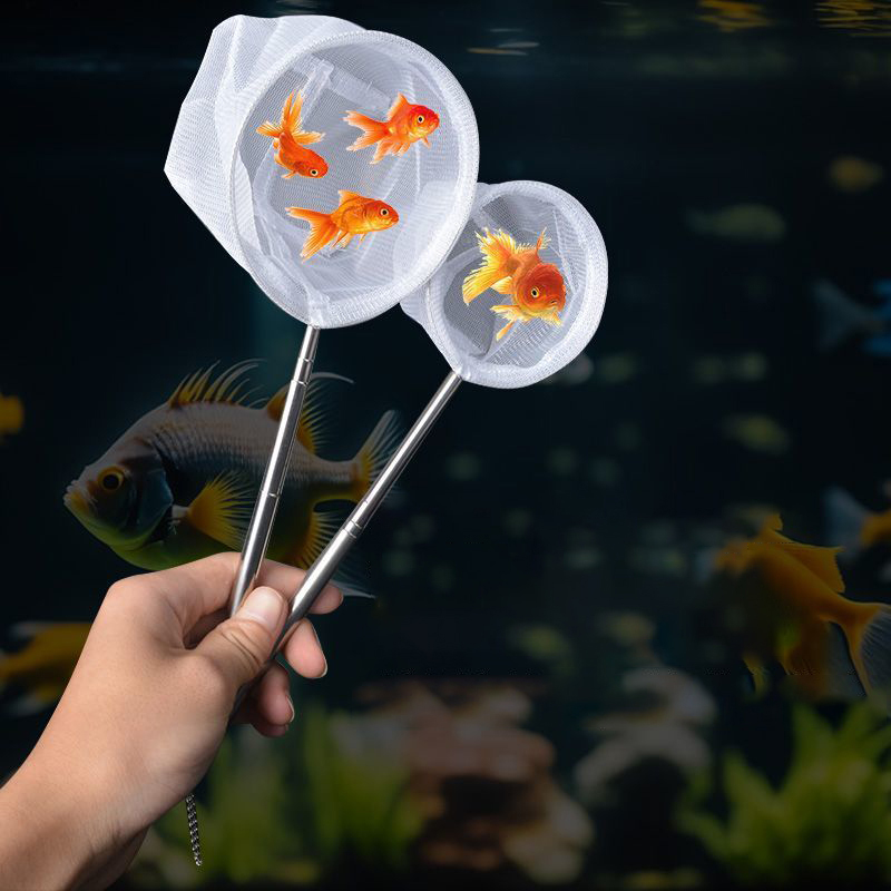 【F】Aquarium Fish Fishing Net S - Aquarium Fish Net Small ulasan dan harga