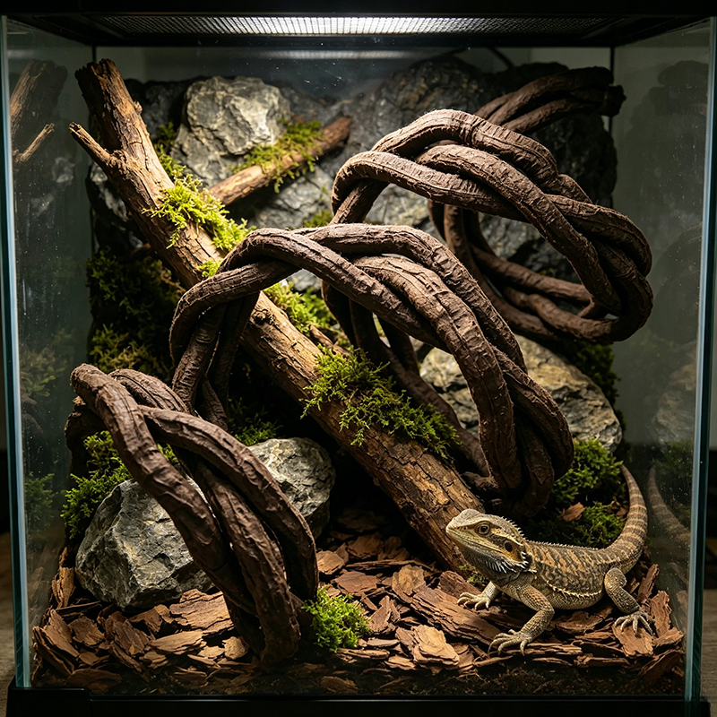 100cm Artificial Vine Plant Cl - Aquarium Fish Land ulasan dan harga