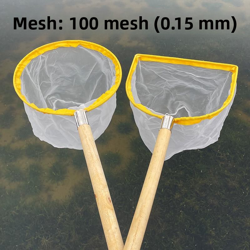 Flat Head Fishing Net  Wood Ha - Aquarium Fish Net Small ulasan dan harga