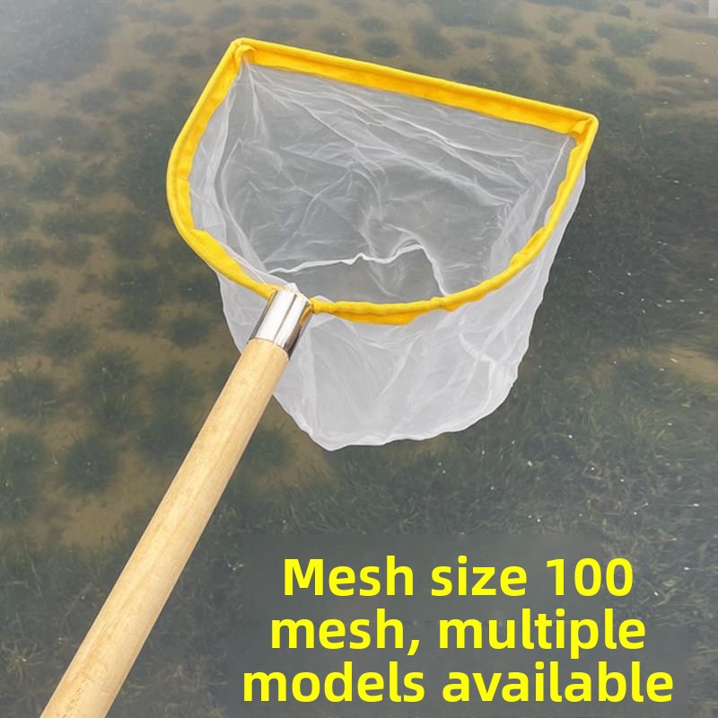 Flat Head Fishing Net  Wood Ha - Aquarium Fish Net Small ulasan dan harga