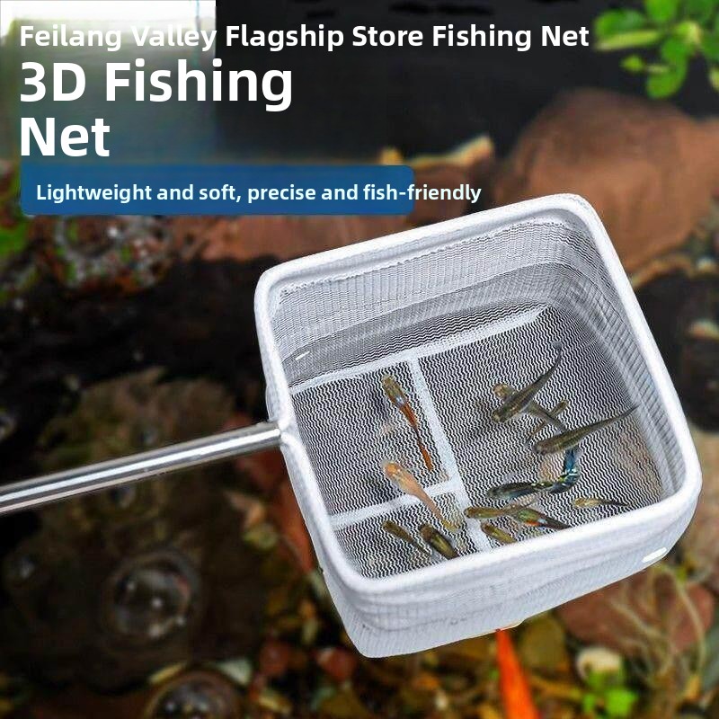 Stainless Steel Fish Net Foldi - Aquarium Fish Net Small ulasan dan harga