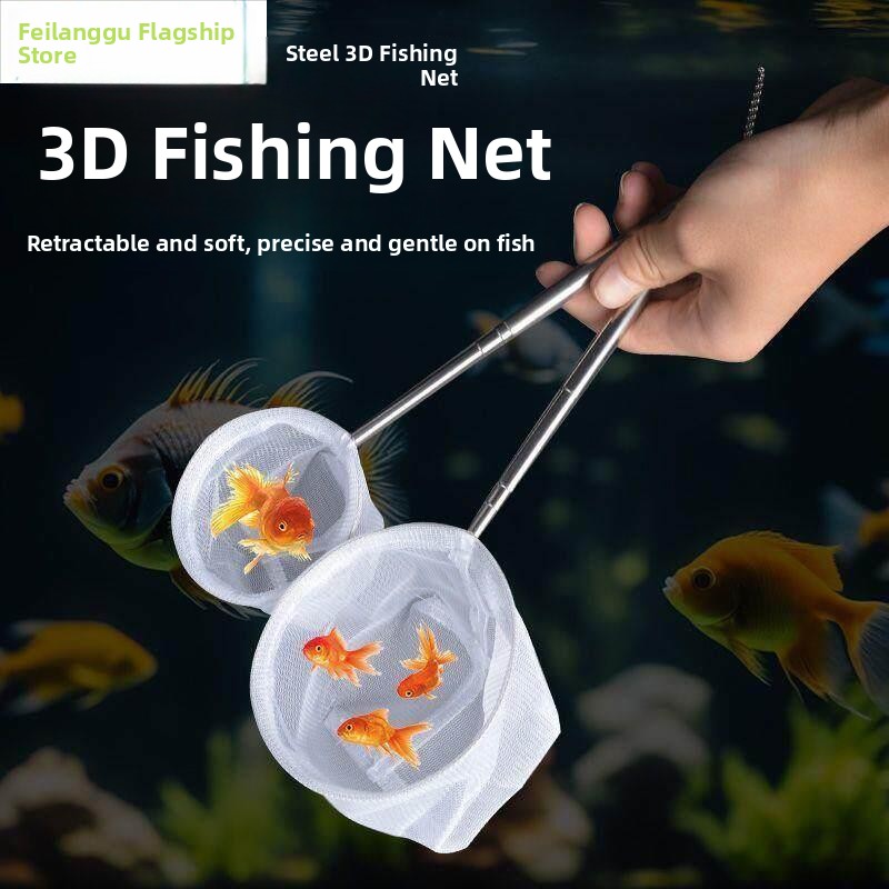 Stainless Steel Fish Net Foldi - Aquarium Fish Net Small ulasan dan harga