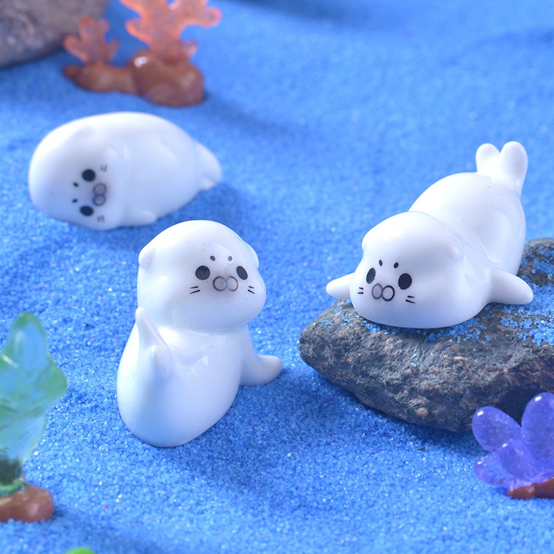 Mini Sea Lion Figurines for Mi - Aquarium Mini Fish ulasan dan harga